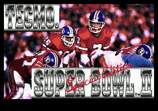 Tecmo Super Bowl II: Special Edition box art for Sega Mega Drive